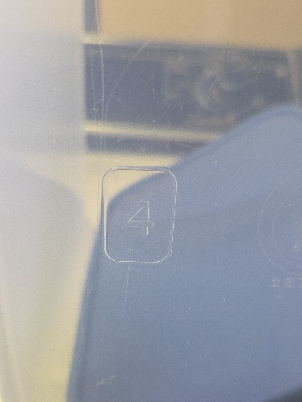 Tupperware Translucent Clear Food Storage Container - Picture 2 of 3